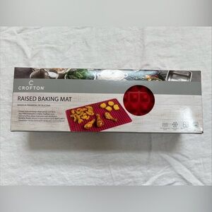 Crofton Raised Baking Mat Silicone Oven Crisping Non-Stick Oil Free Cooking NEW